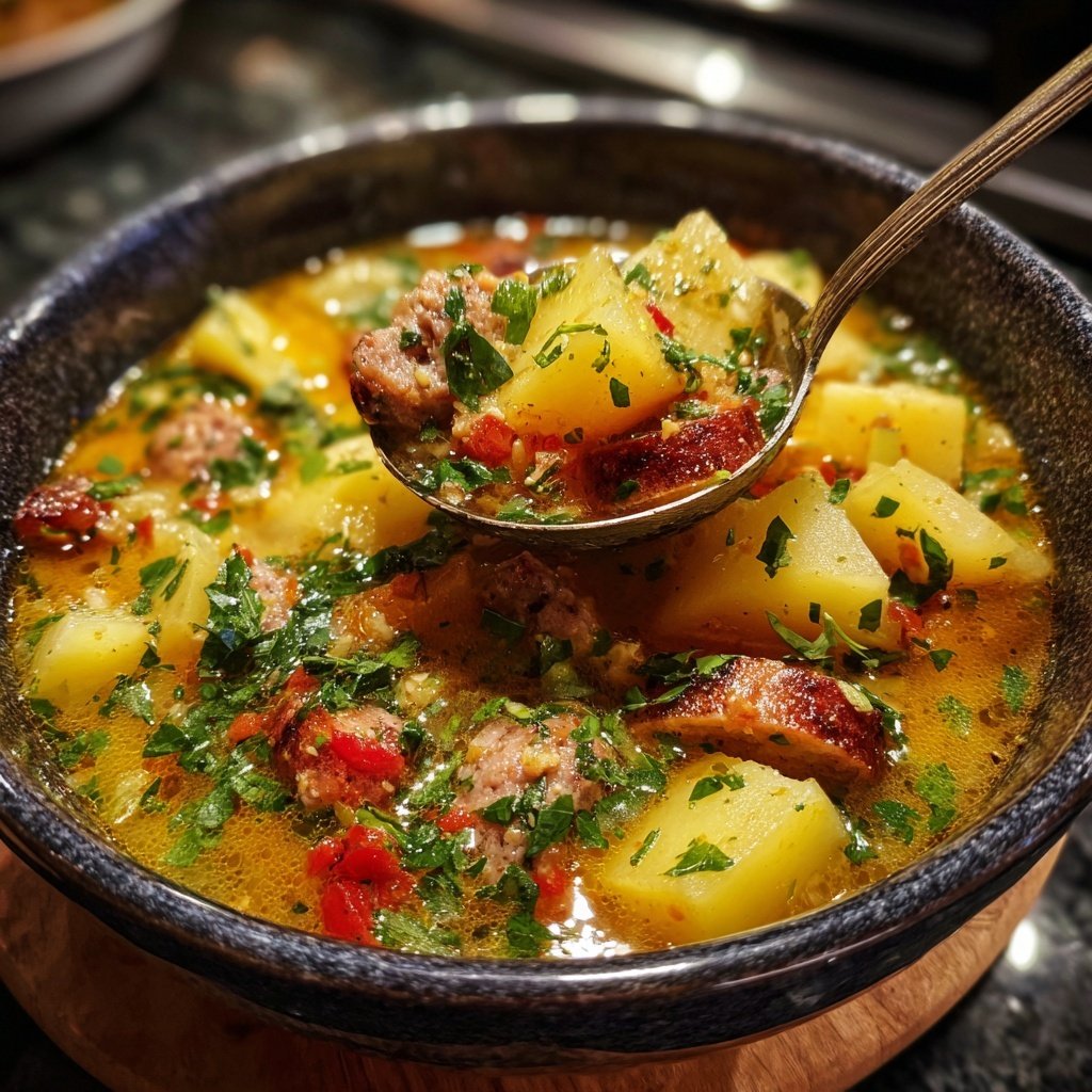 Mitternachts Suppe deftig und würzig