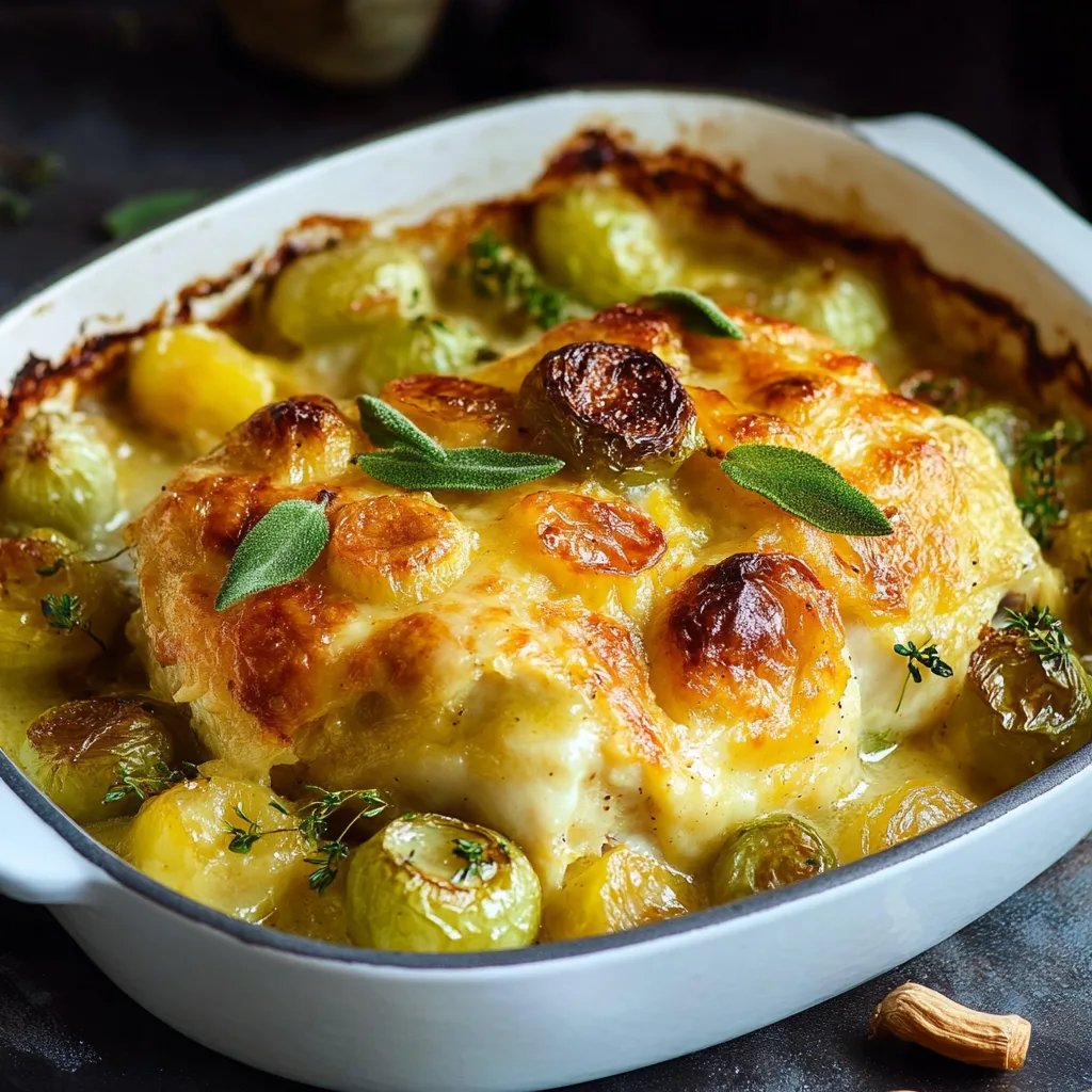 Rosenkohl-Kartoffel-Auflauf