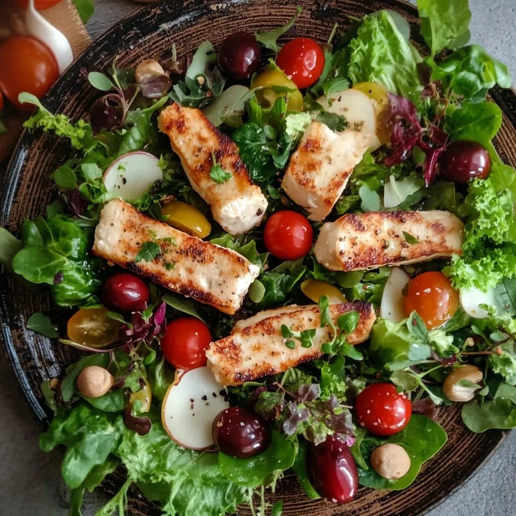 Salatkranz als weihnachtliche Vorspeise