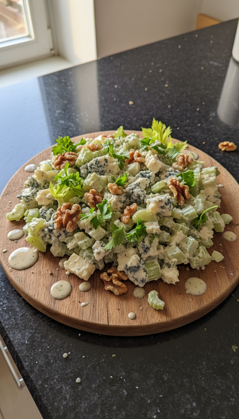 Sellerie Blauschimmelkäse Salat