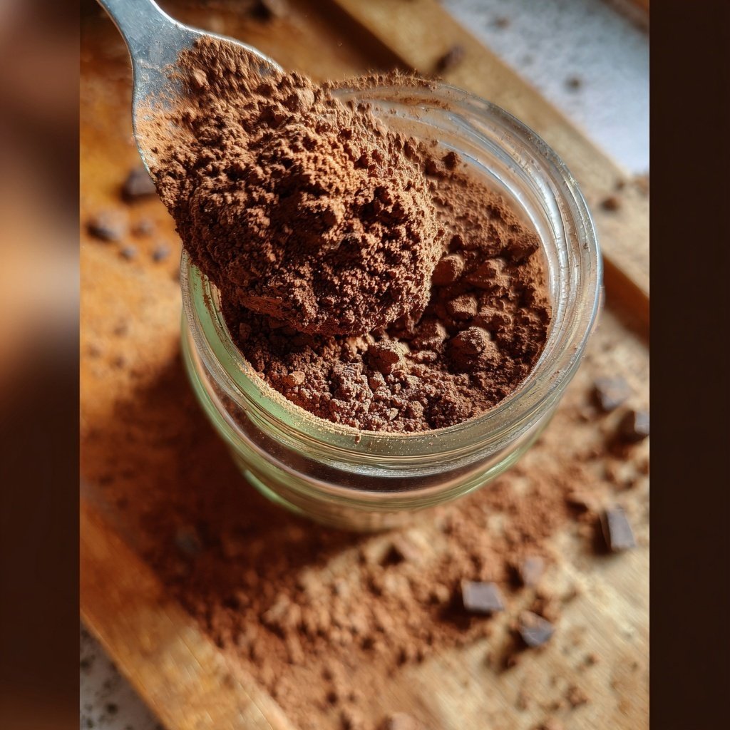 Heiße Schokolade-Pulver zum Verschenken