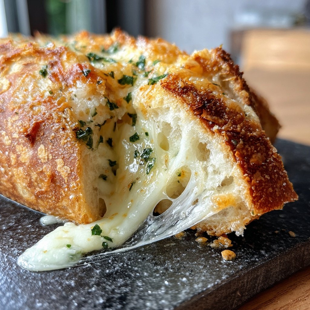 Fondue Beilage knuspriges Baguette