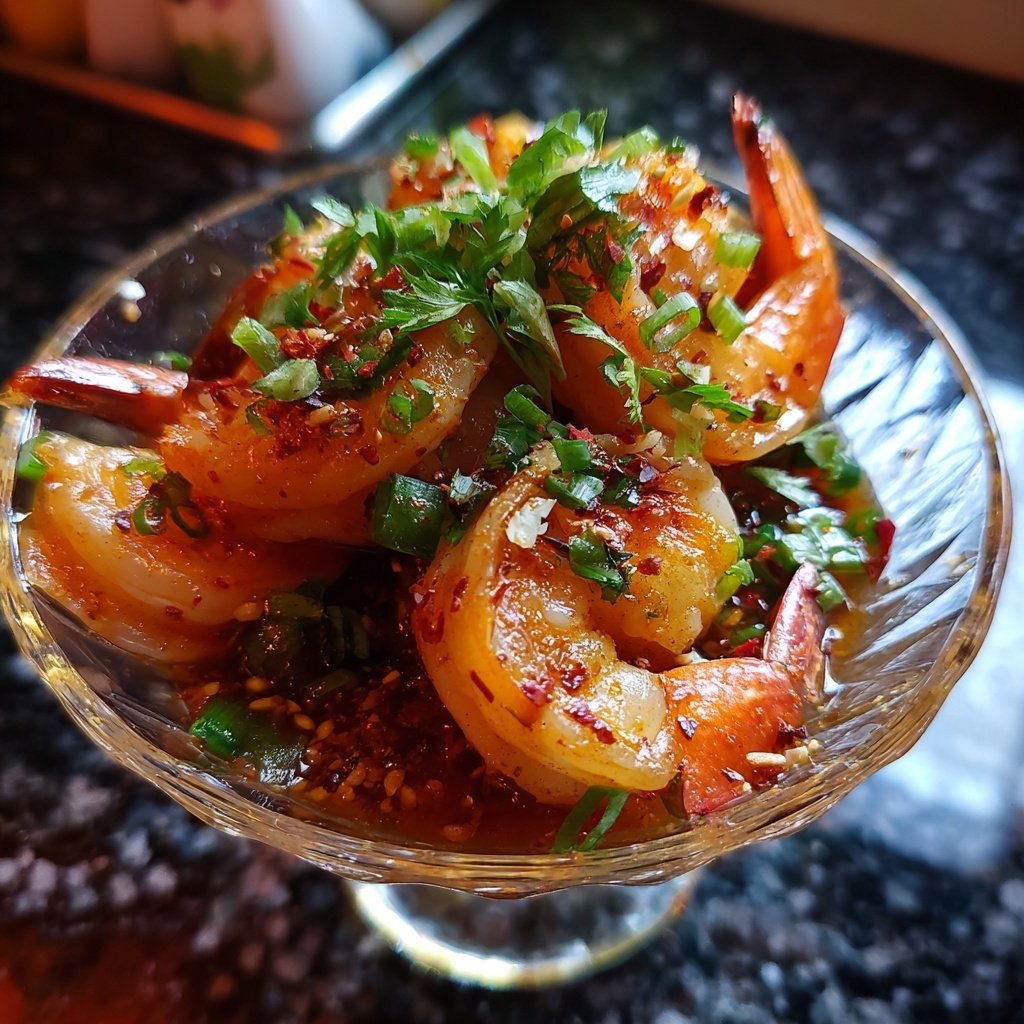 Garnelen Cocktail mit würziger Soße