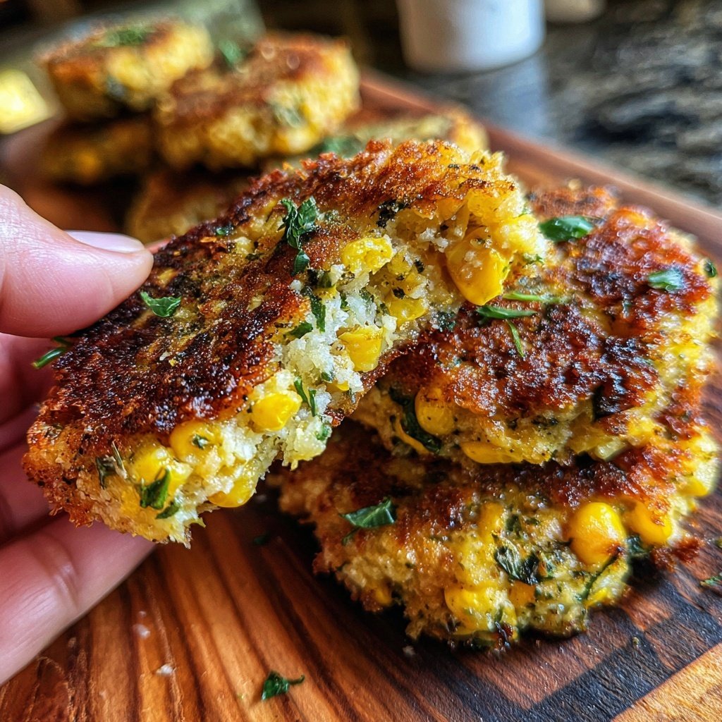 Lachs- und Maisküchle