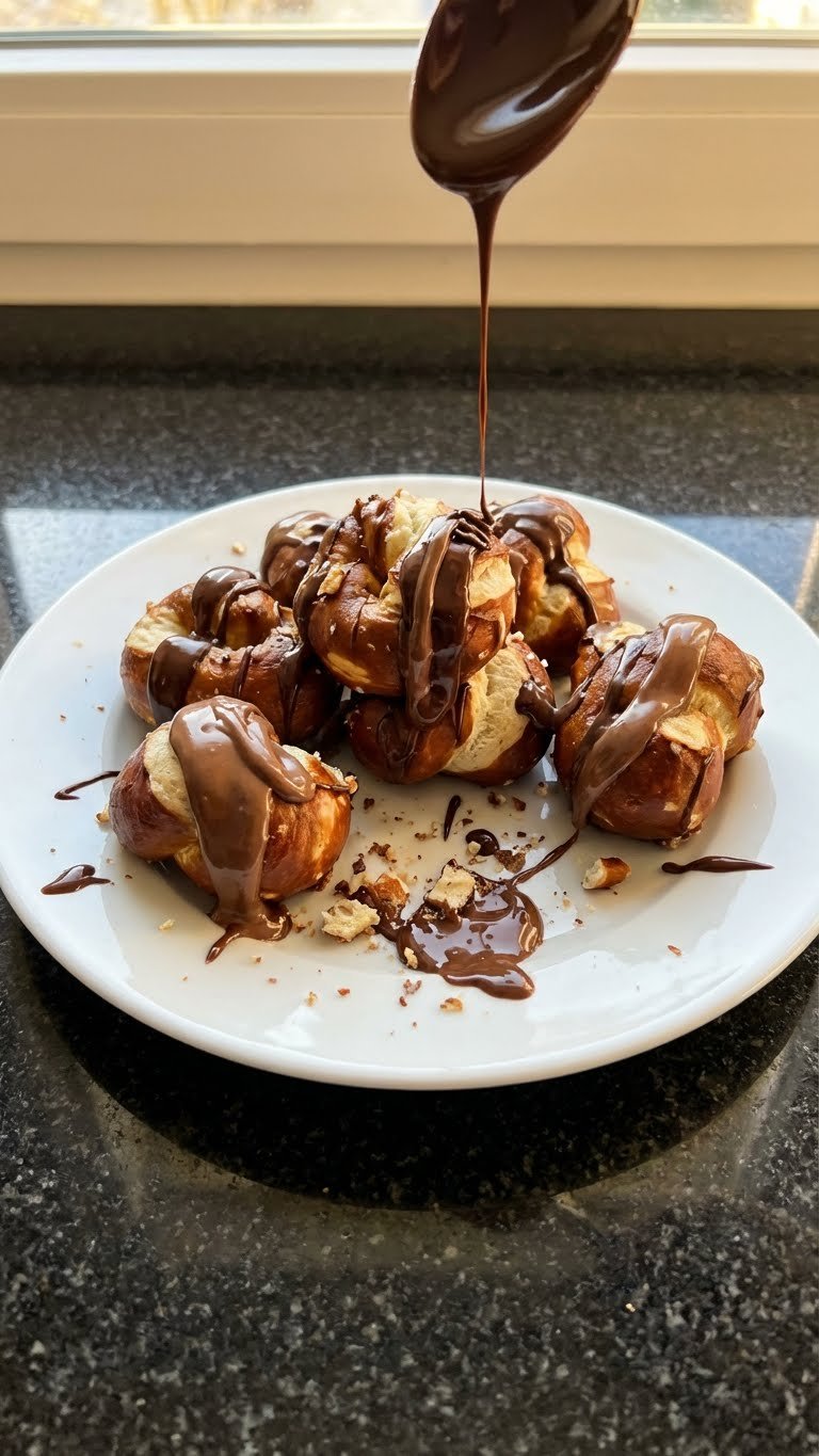 Dekadente Schoko Brezel Happen