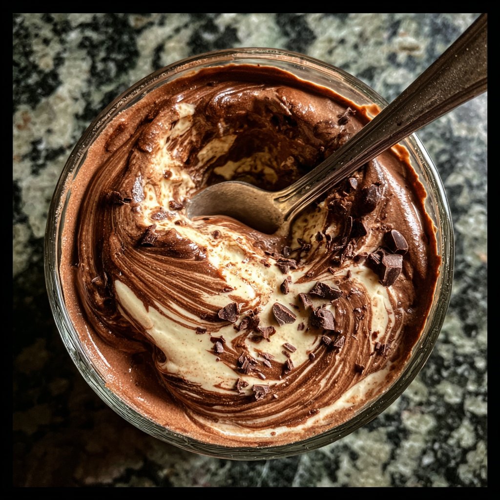 Hüttenkäse Schokoladenmousse