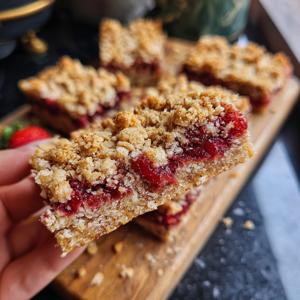 Erdbeerkümmel-Haferriegel