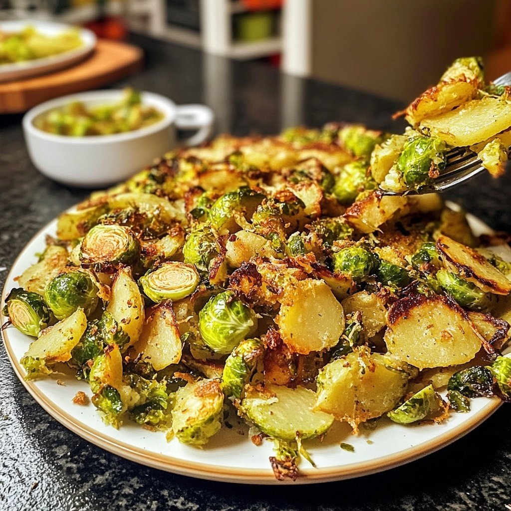 Rosenkohl Kartoffel Pfanne Einfaches Und Leckeres Rezept