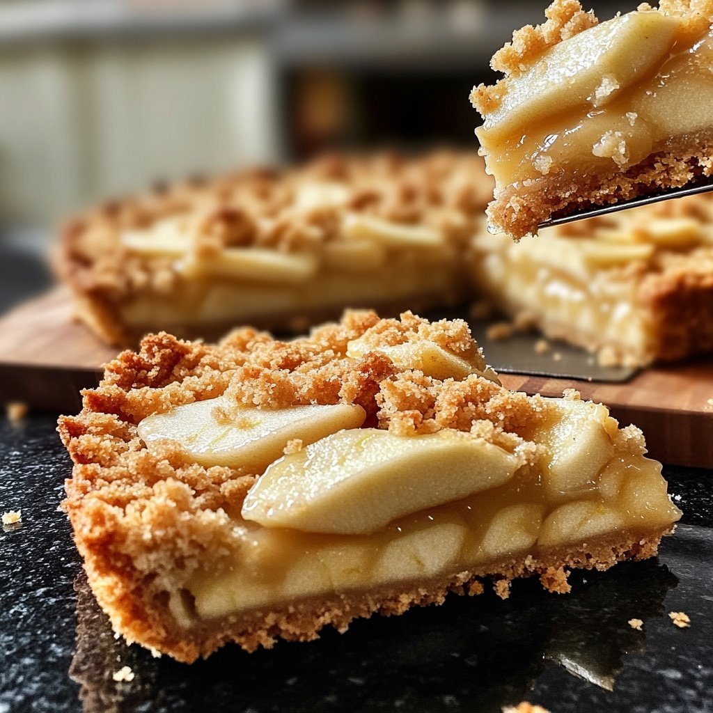 Saisonal-Festlicher Bratapfelkuchen mit Marzipan