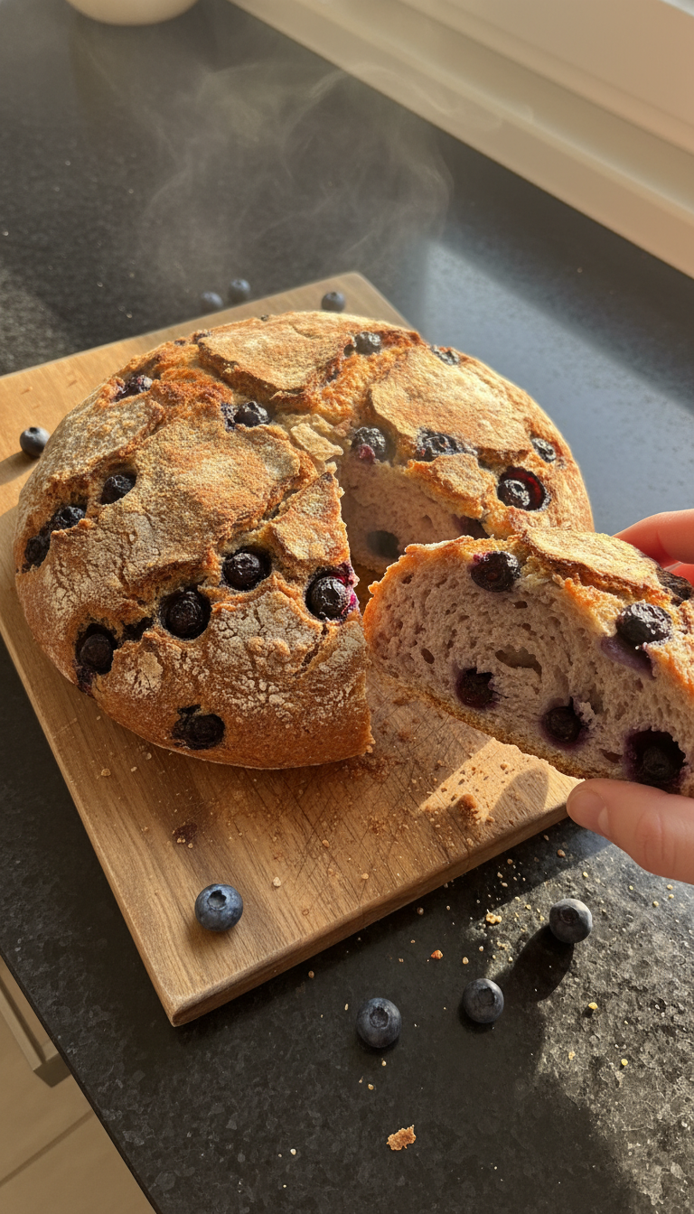 Heidelbeer Grunt im Sauerteig​