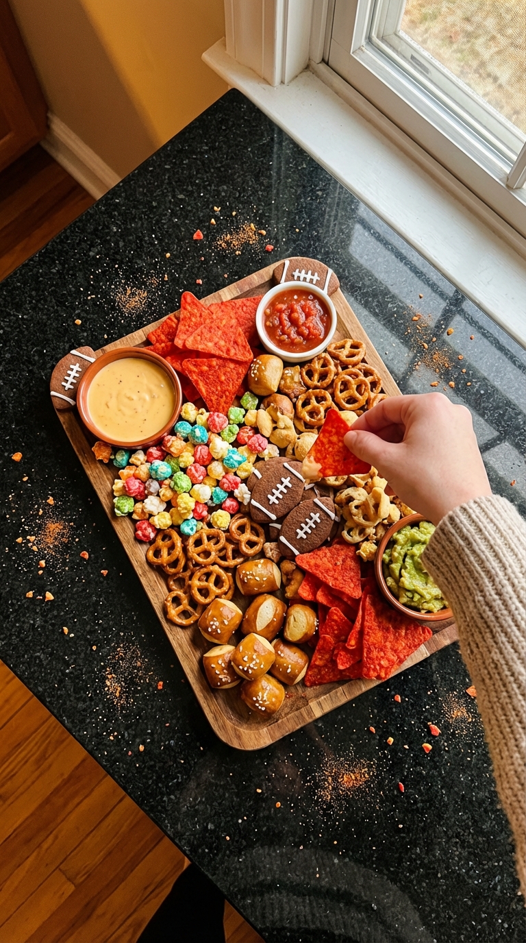 Verspielte Super Bowl Snack Mischung​