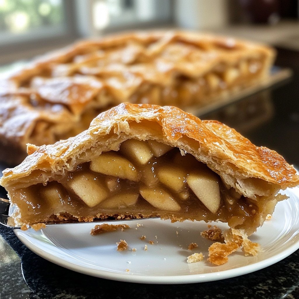 Apfelstrudel mit Vanillesoße