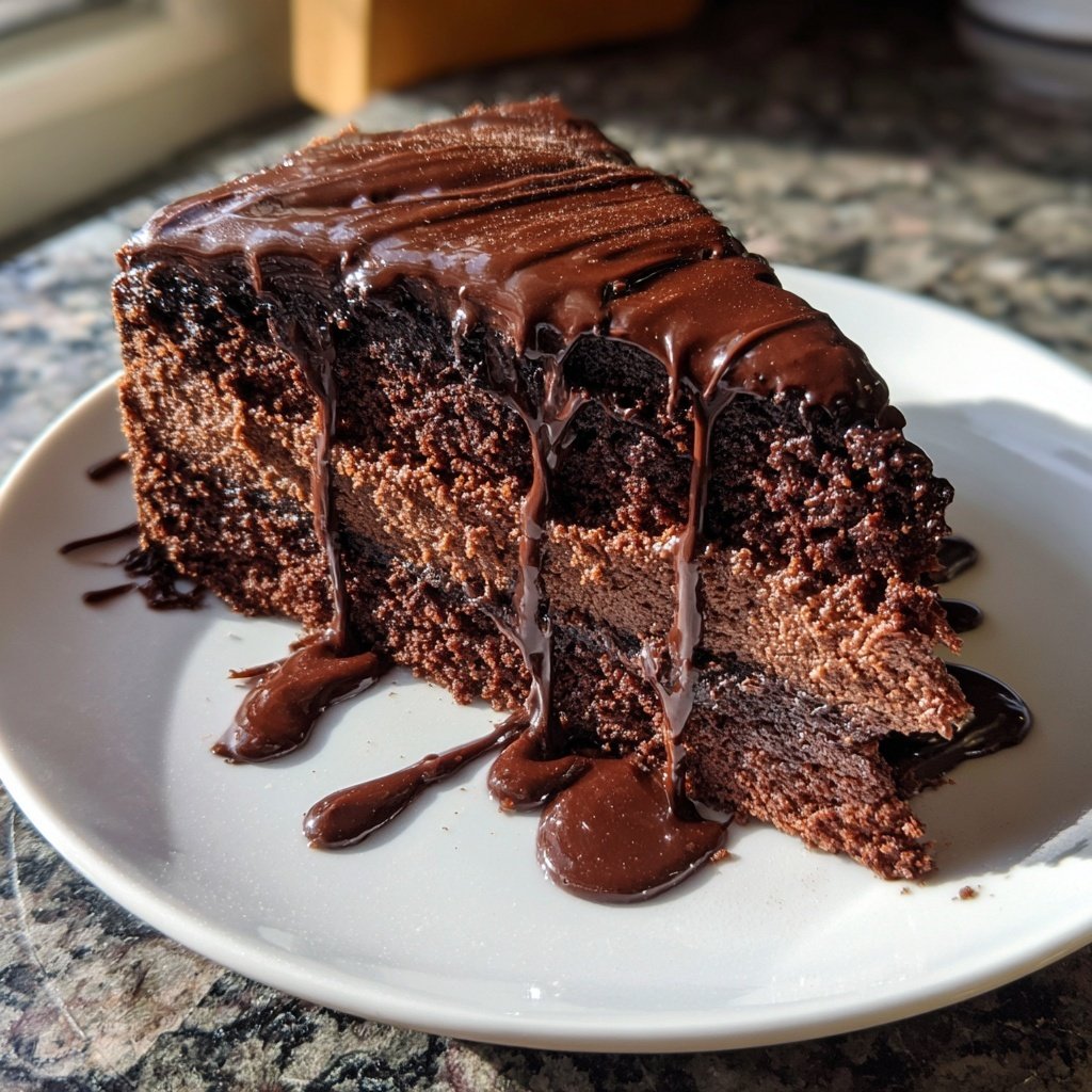 Steinbock Dunkle Schoko Torte