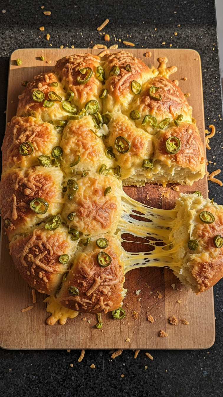 Käsiges Jalapeño Ziehbrot