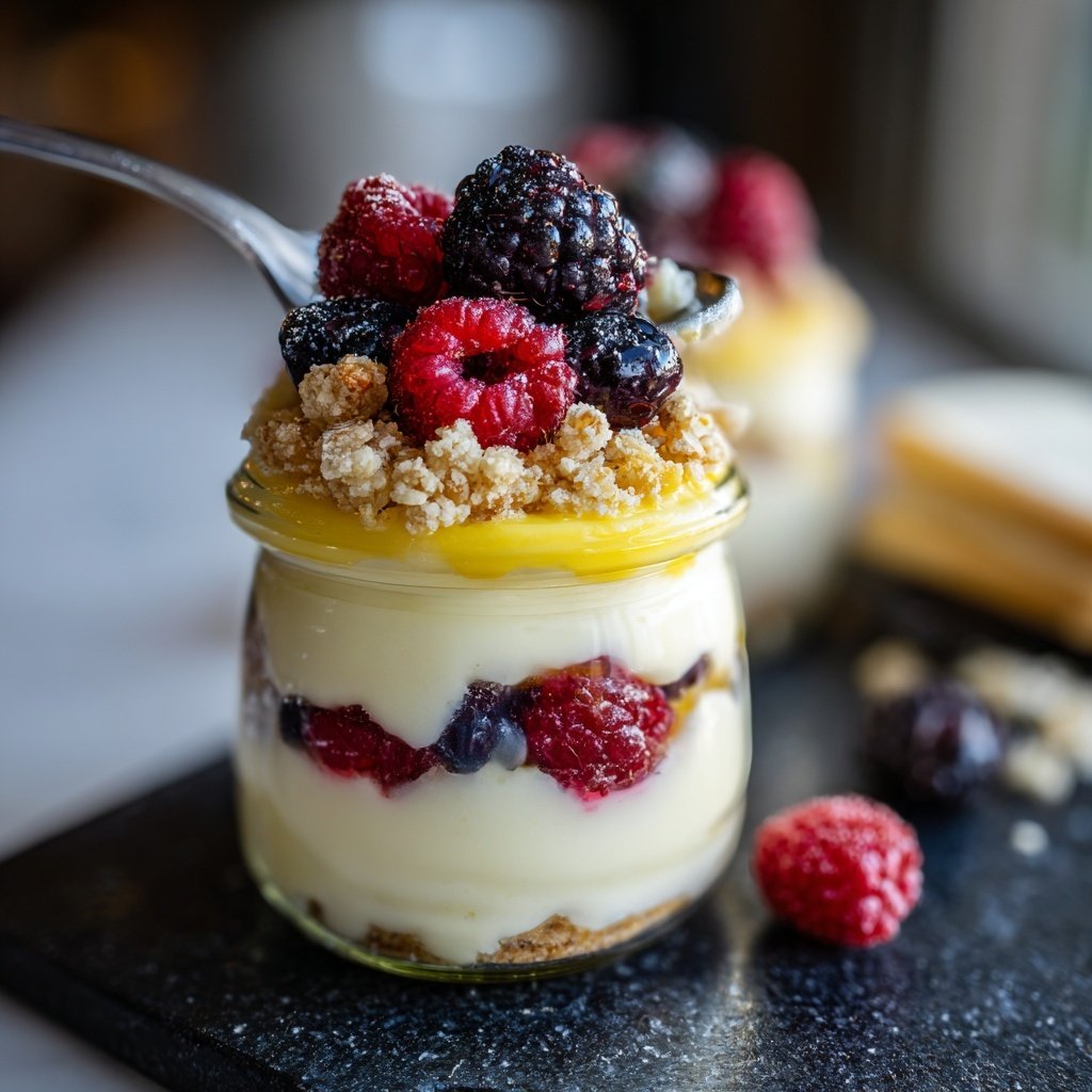 Meyer Zitronen Joghurt Parfait