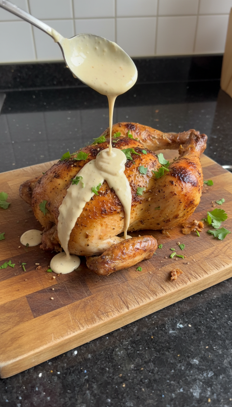 Sesam Aioli Grillhähnchen