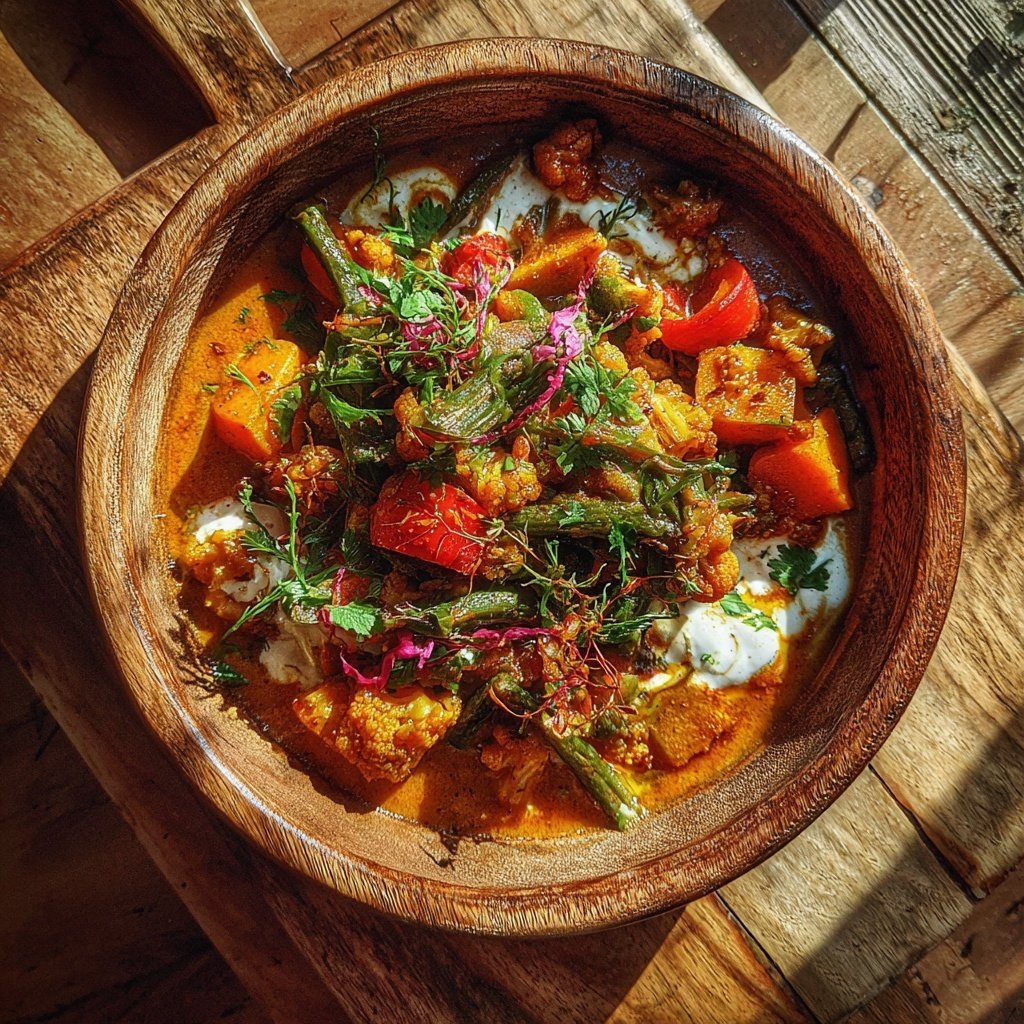 Pikantes Gemüsecurry mit Vanille