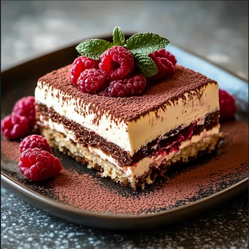 Himbeer Spekulatius Tiramisu