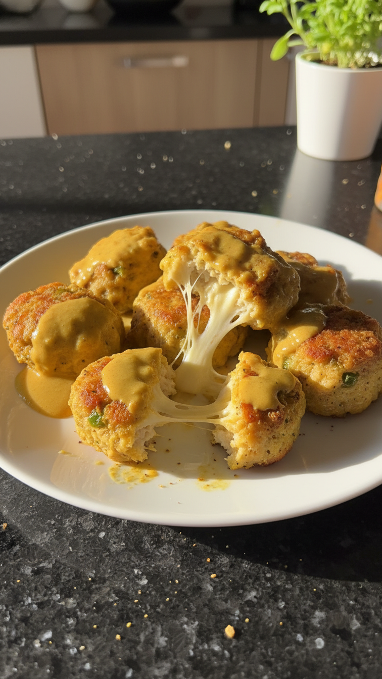 Curry Jalapeño Hähnchen Bissen