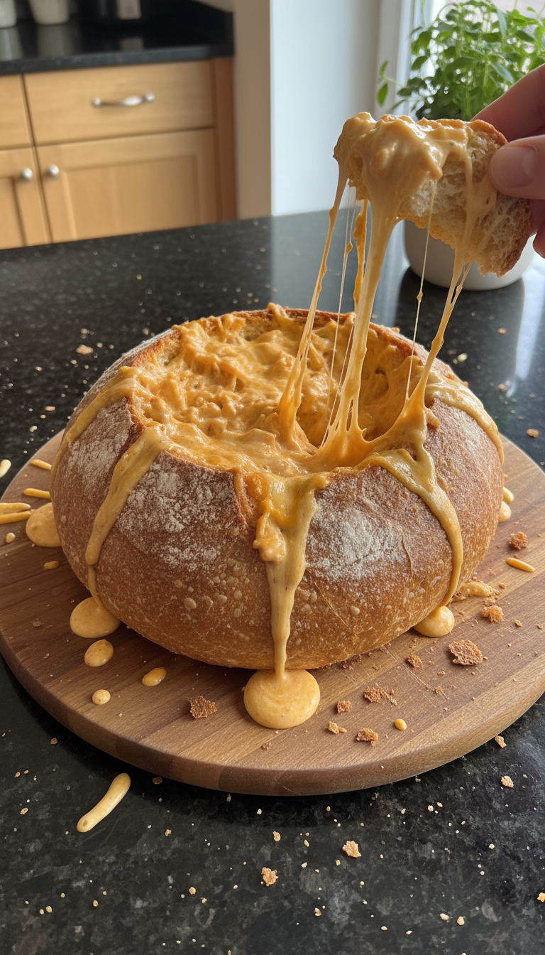 Buffalo Hähnchen Dip Brotlaib​