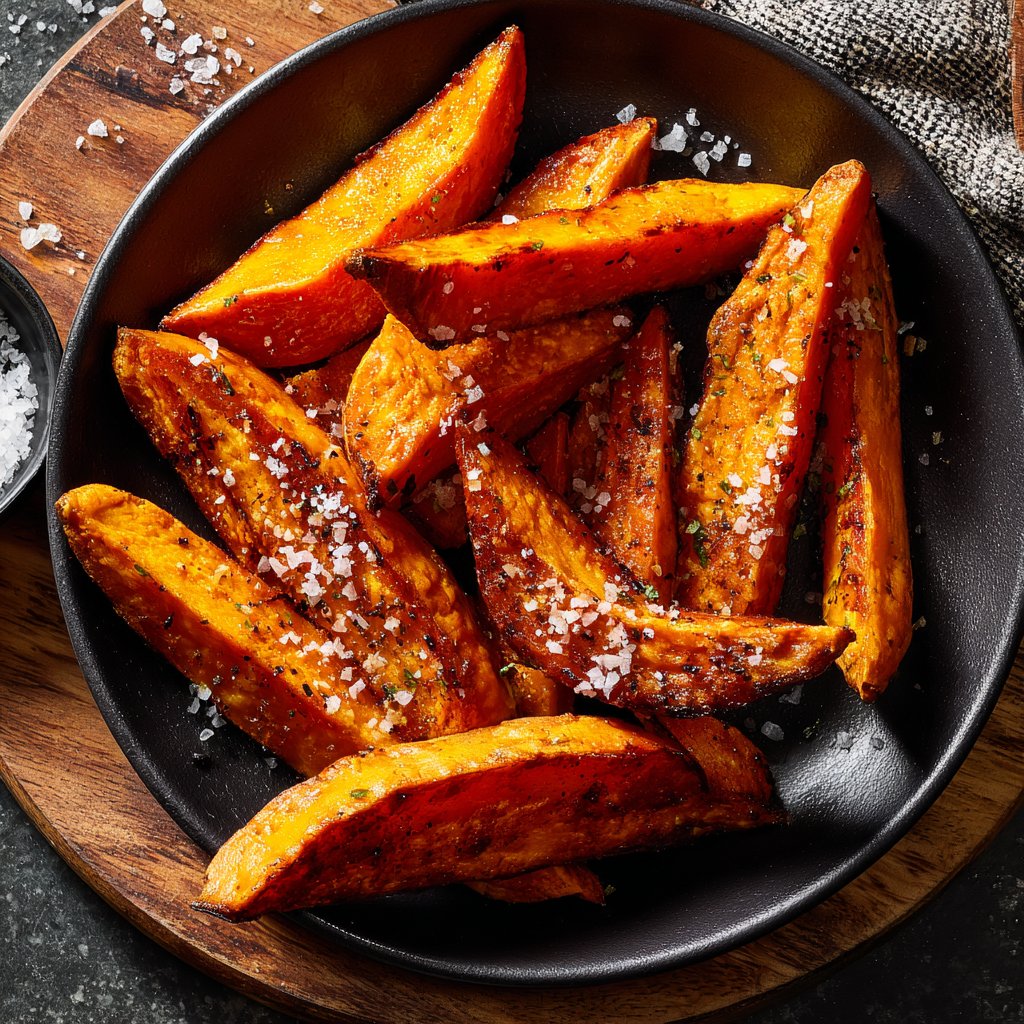 Baked Sweet Potato Wedges