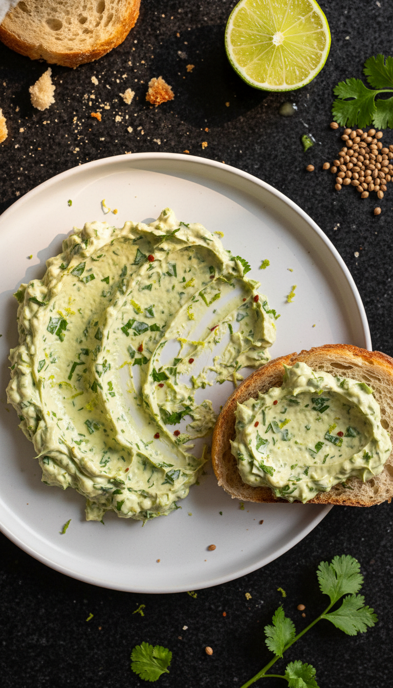 Würzige Koriander Limetten Aioli